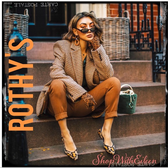 Rothy's Shoes - 🆕 Rothy’s Big Cat Leopard Pointed Flats